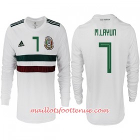 Maillot/Tenue Mexique M. LAYUN 7 Extérieur Coupe du monde 2018 Manche Longue